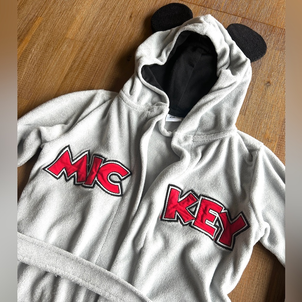 Mickey Mouse Terry Robe, 4T - Picture 3 of 6